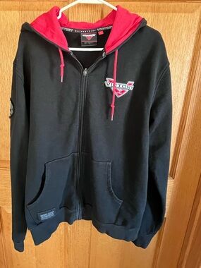 Victory Motorcycles Black Hoodie big logo on back